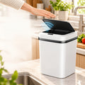 Sensor bin opening in a kitchen