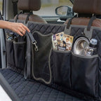 Storage pockets on the seat cover