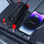 Jump starter charging a phone
