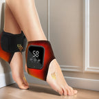 Wireless ankle massager with heat