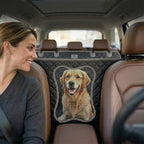 Mesh window in the seat cover