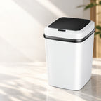 Compact sensor bin with lid closed