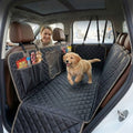 Puppy on the dog car seat cover