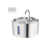 Pet water fountain with replacement filters
