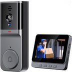 Wireless video doorbell with indoor monitor