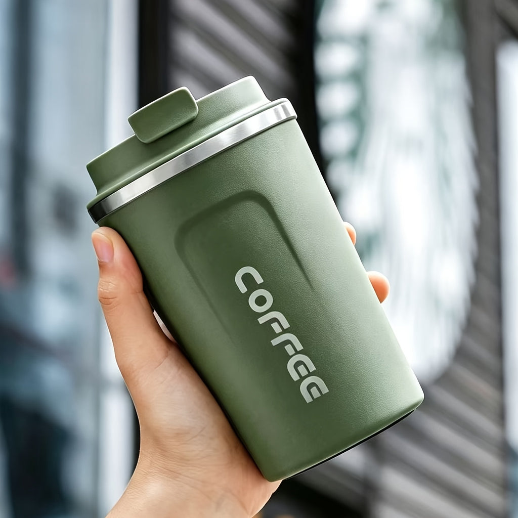 Green coffee travel mug