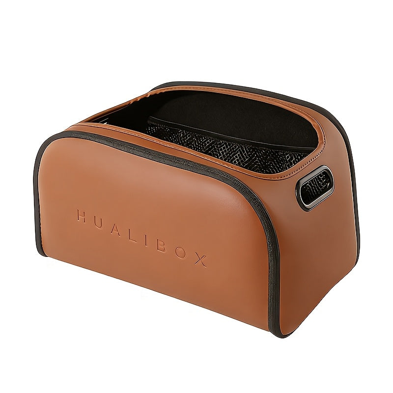 Car storage box in orange