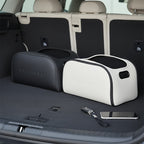 Car storage box features