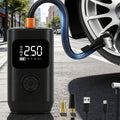 Portable wireless tyre inflator with digital display