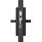 Smart door lock installed on a door