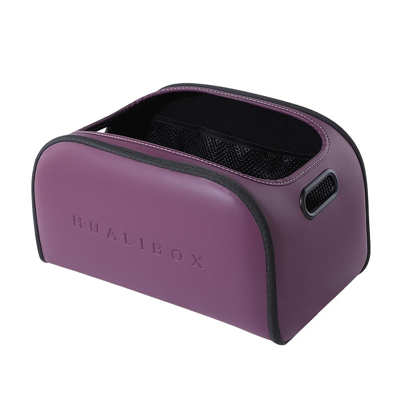 Car storage box in purple