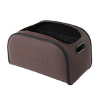 Car storage box in brown