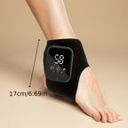 Ankle massager in use