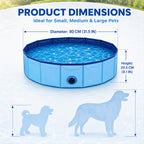 Dog pool dimensions